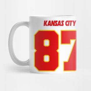 Travis Kelce Jersey (Front/Back Print) Mug